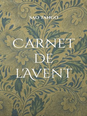 cover image of Carnet de l'Avent